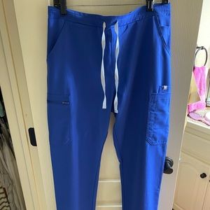 FIGS Denim Yola Skinny Scrub Pants (M tall)